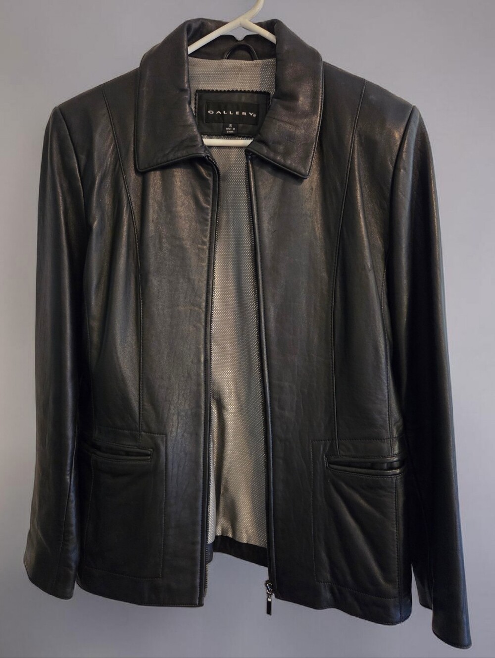 Gallery Leather Black Women's Leather Jacket